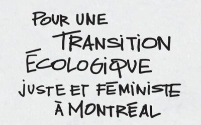 Pour une transition écologique juste et féministe à Montréal