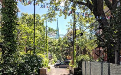 Les ruelles vertes de Montréal : disparités spatiales et variations
