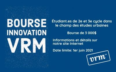 Concours – Bourse Innovation VRM