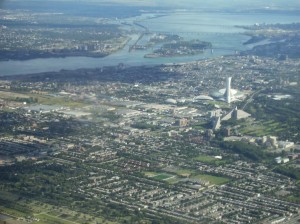 Vue aérienne de Montréal, 