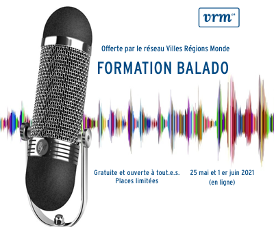 Affiche des formations balado de VRM 2021