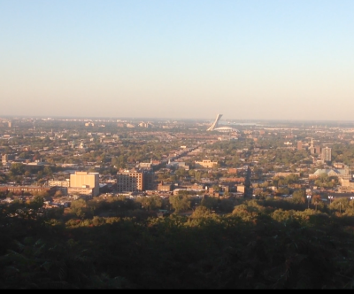 Panorama Montréal depuis le Mont-Royal Crédits photo : Chaire de recherche du Canada en action climatique urbaine