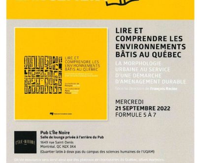 Couverture du livre « Lire et comprendre les environnements bâtis au Québec. La morphologie urbaine au service d’une démarche d’aménagement durable »